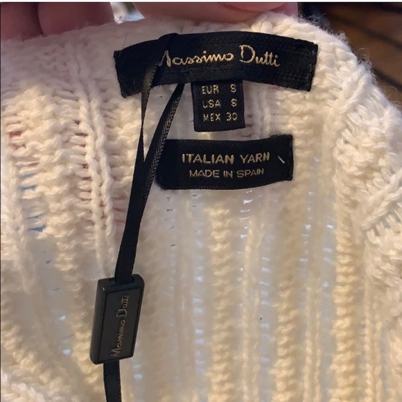Massimo Dutti Italian Yarn Sweater Dress - Picture 8 of 8